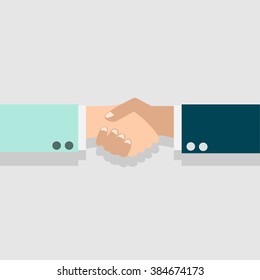 Businessman Handshake Vector