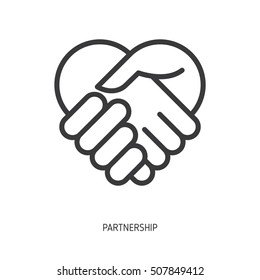 Businessman handshake vector icon. Use for business, marketing, creative, web design and graphics. Vector, Background. Info-graphic inspire to drive your business project.
