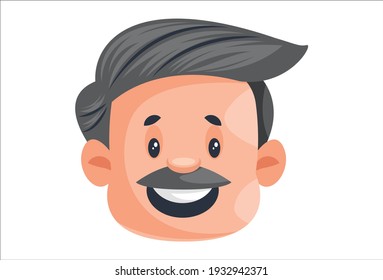 Businessman Happy Face Expression Vector Graphic Stock Vector (Royalty ...