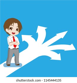 businessman have  many way