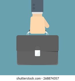 businessman holding bag