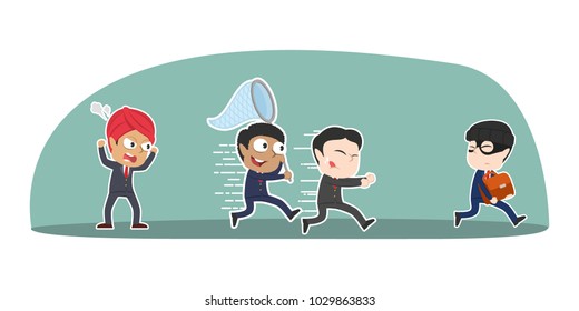 Businessman Hunt Down