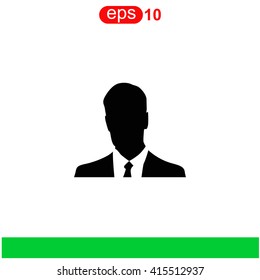 Businessman icon.