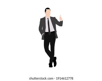 BUSINESSMAN ICON COLOR HIGH VECTOR
