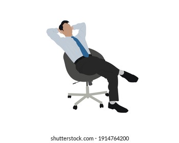 BUSINESSMAN ICON COLOR HIGH VETOR