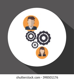 Businessman icon design