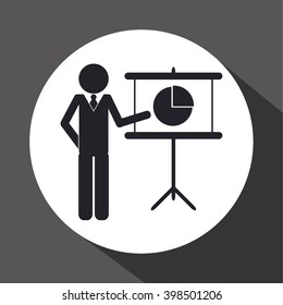 Businessman icon design