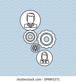 Businessman icon design