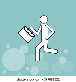 Businessman icon design