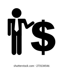 businessman icon design, vector illustration eps10 graphic 