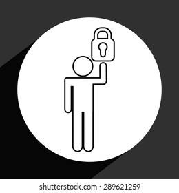 businessman icon design, vector illustration eps10 graphic 
