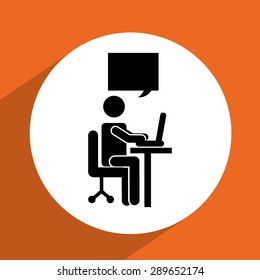 businessman icon design, vector illustration eps10 graphic 