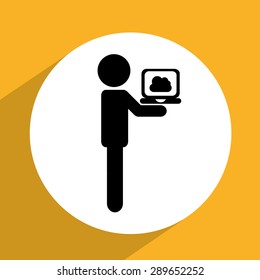 businessman icon design, vector illustration eps10 graphic 