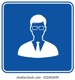Businessman icon design,clean vector