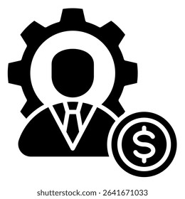 Businessman Icon Element for Design
