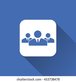 businessman icon. flat design