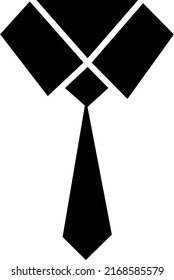 Icono de empresario arte vectorial plano sobre fondo blanco..eps
