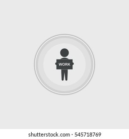 Businessman  icon illustration isolated vector sign symbol