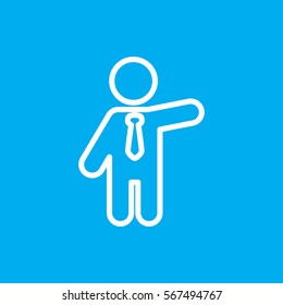 businessman icon illustration isolated vector sign symbol