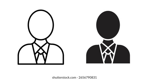 Geschäftsmann Symbol Logo Design Vektor Vorlage Illustration