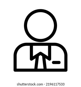 businessman icon or logo isolated sign symbol vector illustration - high quality black style vector icons
