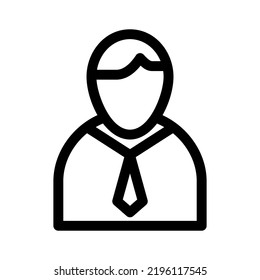 businessman icon or logo isolated sign symbol vector illustration - high quality black style vector icons
