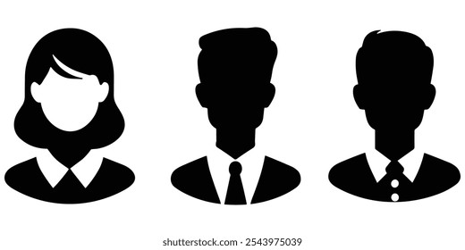 Businessman Icon Professional Silhouette for Corporate and Work Themes