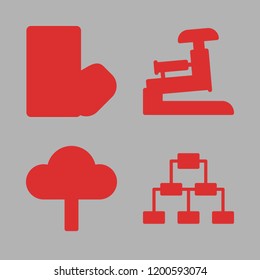 businessman icon set. vector set about smartphone, network, stapple and cloud computing icons set.