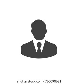 Businessman Icon Symbol Manager Job On Stock Vector (Royalty Free ...