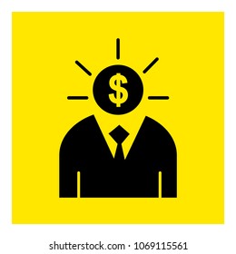 businessman icon vector