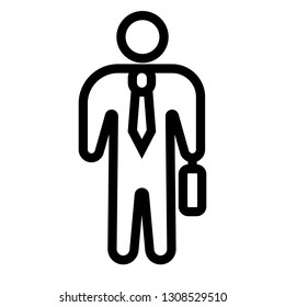 Businessman Icon Vector