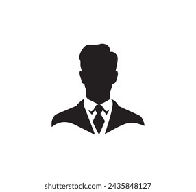 Icono de hombre de negocios. Icono de vector de hombre de negocios. Icono de vector de hombre de negocios