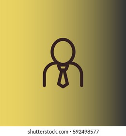 Businessman icon vector