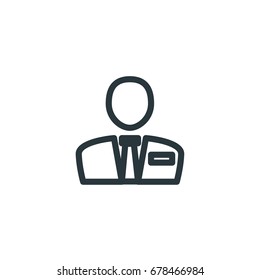 businessman icon vector