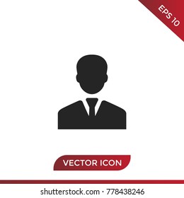 Businessman icon vector