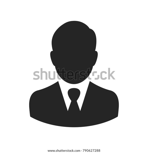 Businessman Icon Vector Stock Vector (Royalty Free) 790627288