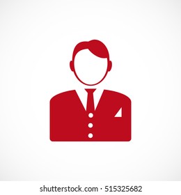 businessman icon, vector best flat icon, EPS