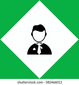 Businessman  icon Vector design.