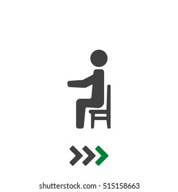 Businessman Icon Vector flat design style