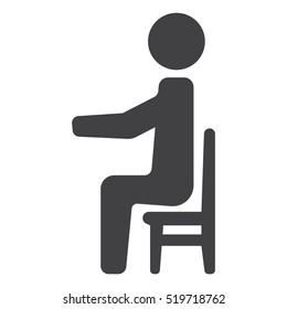 Businessman Icon Vector flat design style