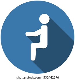 Businessman Icon Vector flat design style
