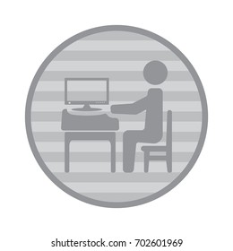 Businessman Icon Vector flat design style