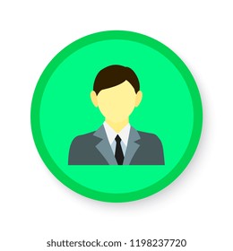 businessman icon. vector illustration