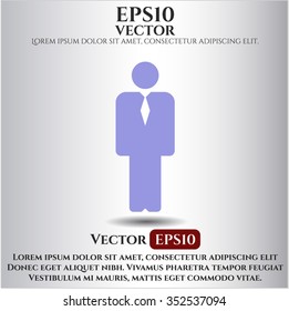 Businessman icon vector illustration