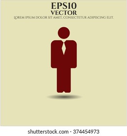 Businessman icon vector illustration