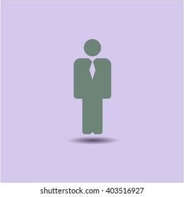 Icono de Businessman ilustración vectorial