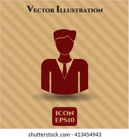 Icono de Businessman ilustración vectorial