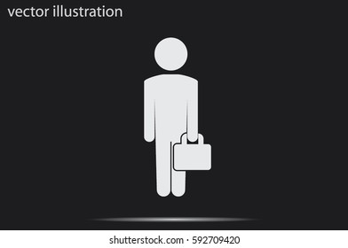 businessman icon vector illustration.