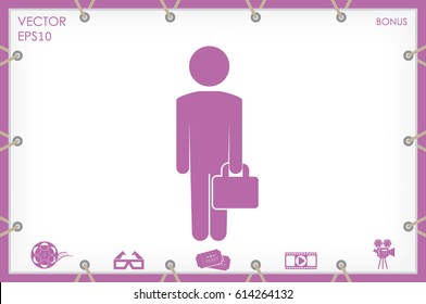 businessman icon vector illustration