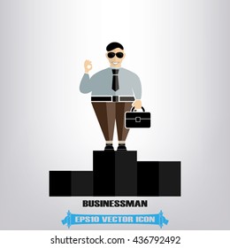 Businessman icon vector illustration eps10